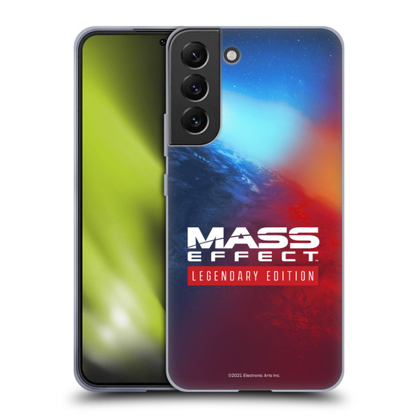 EA Bioware Mass Effect Legendary Graphics Logo Key Art Soft Gel Case for Samsung Galaxy S22+ 5G