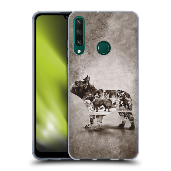 Klaudia Senator French Bulldog Vintage Soft Gel Case for Huawei Y6p