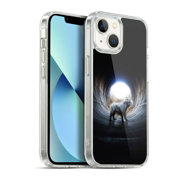 Klaudia Senator French Bulldog Lost Soft Gel Case for Apple iPhone 13
