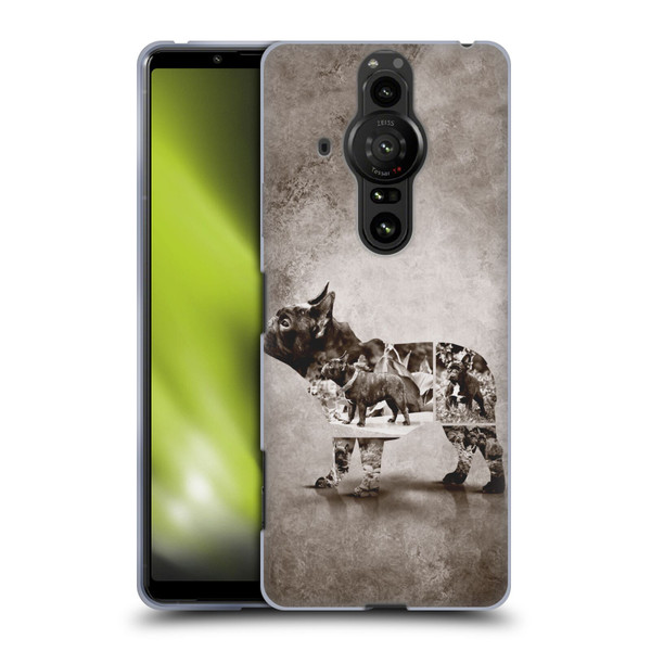 Klaudia Senator French Bulldog Vintage Soft Gel Case for Sony Xperia Pro-I