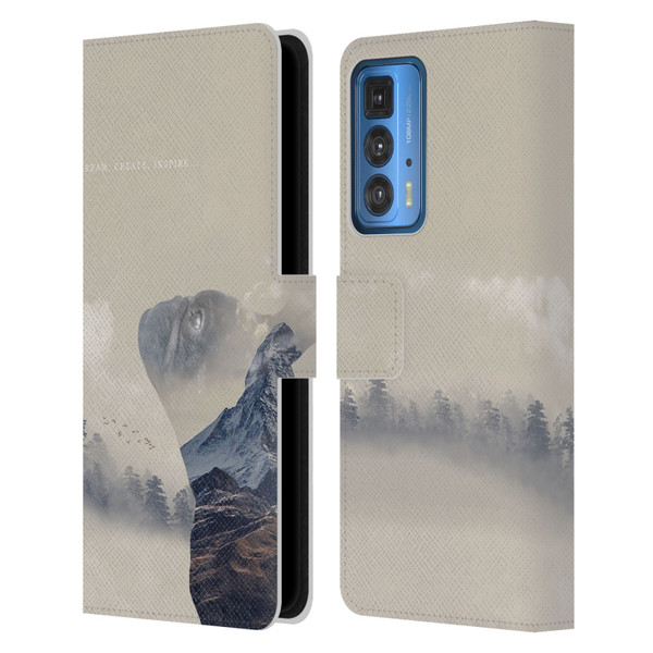 Klaudia Senator French Bulldog 2 Dream Leather Book Wallet Case Cover For Motorola Edge 20 Pro