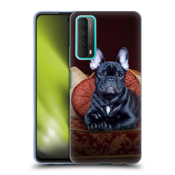 Klaudia Senator French Bulldog 2 Classic Couch Soft Gel Case for Huawei P Smart (2021)