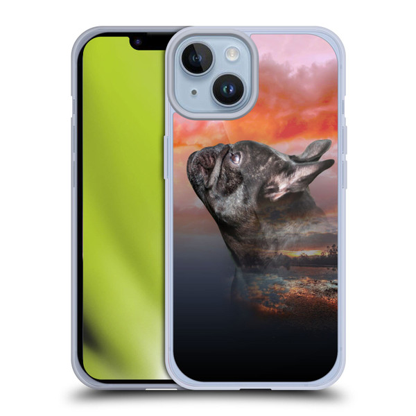 Klaudia Senator French Bulldog 2 Reminisce Soft Gel Case for Apple iPhone 14
