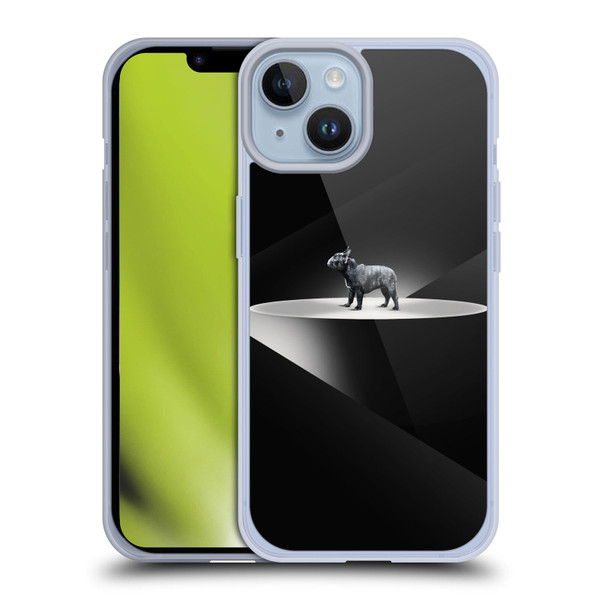 Klaudia Senator French Bulldog 2 Wandering Soft Gel Case for Apple iPhone 14