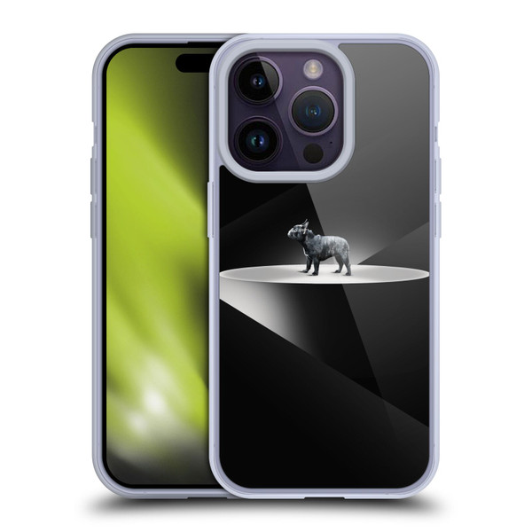 Klaudia Senator French Bulldog 2 Wandering Soft Gel Case for Apple iPhone 14 Pro