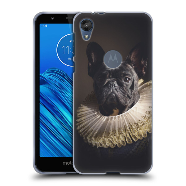 Klaudia Senator French Bulldog 2 King Soft Gel Case for Motorola Moto E6