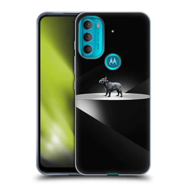 Klaudia Senator French Bulldog 2 Wandering Soft Gel Case for Motorola Moto G71 5G