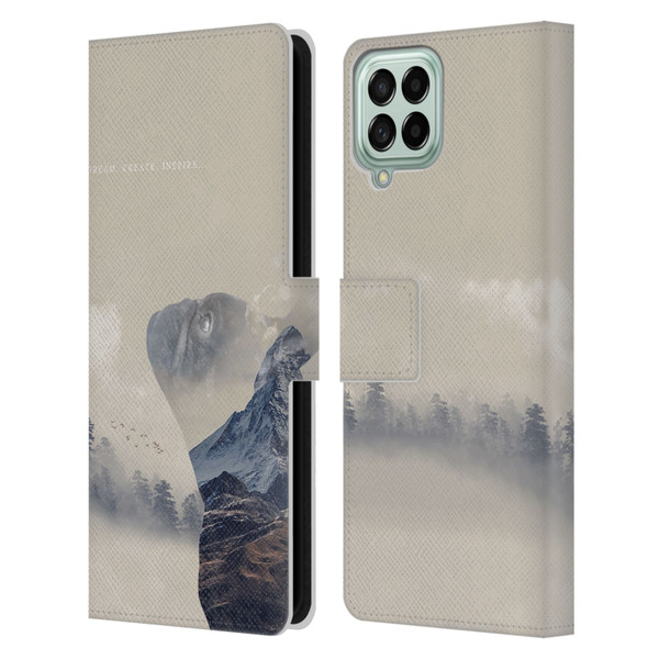 Klaudia Senator French Bulldog 2 Dream Leather Book Wallet Case Cover For Samsung Galaxy M33 (2022)