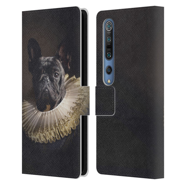 Klaudia Senator French Bulldog 2 King Leather Book Wallet Case Cover For Xiaomi Mi 10 5G / Mi 10 Pro 5G