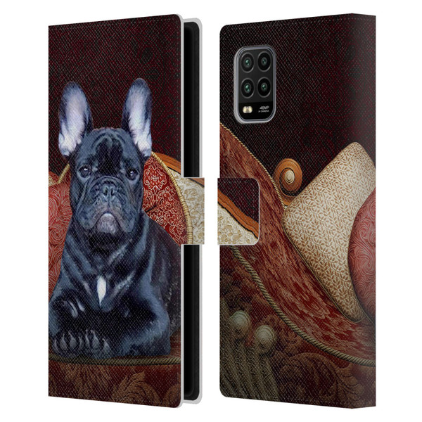 Klaudia Senator French Bulldog 2 Classic Couch Leather Book Wallet Case Cover For Xiaomi Mi 10 Lite 5G