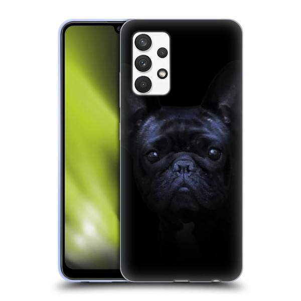 Klaudia Senator French Bulldog 2 Darkness Soft Gel Case for Samsung Galaxy A32 (2021)