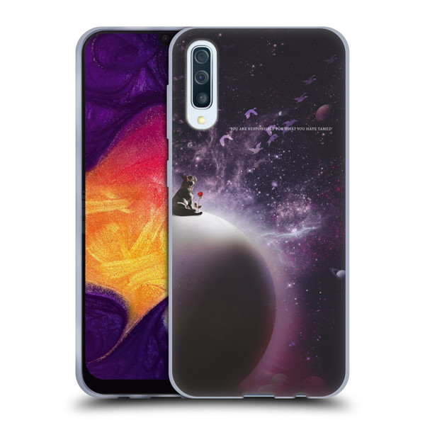 Klaudia Senator French Bulldog 2 In The Galaxy Soft Gel Case for Samsung Galaxy A50/A30s (2019)