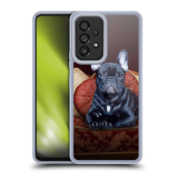 Klaudia Senator French Bulldog 2 Classic Couch Soft Gel Case for Samsung Galaxy A53 5G (2022)