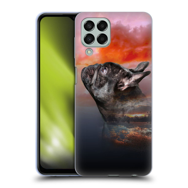 Klaudia Senator French Bulldog 2 Reminisce Soft Gel Case for Samsung Galaxy M33 (2022)