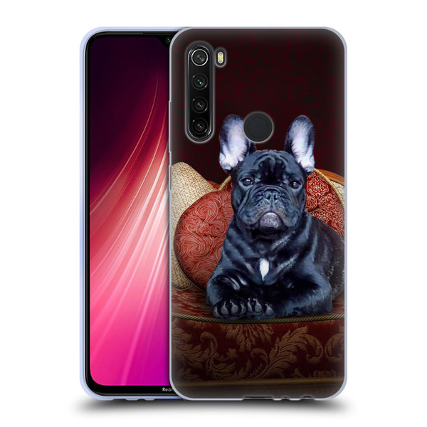 Klaudia Senator French Bulldog 2 Classic Couch Soft Gel Case for Xiaomi Redmi Note 8T