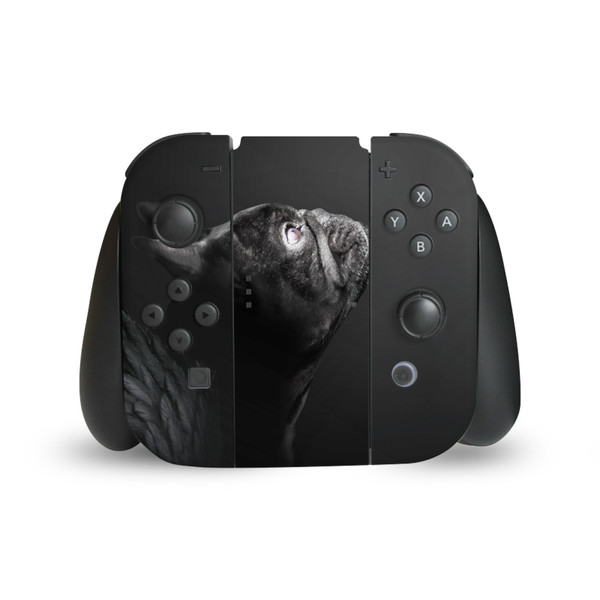 Klaudia Senator French Bulldog Angel Vinyl Sticker Skin Decal Cover for Nintendo Switch Joy Controller