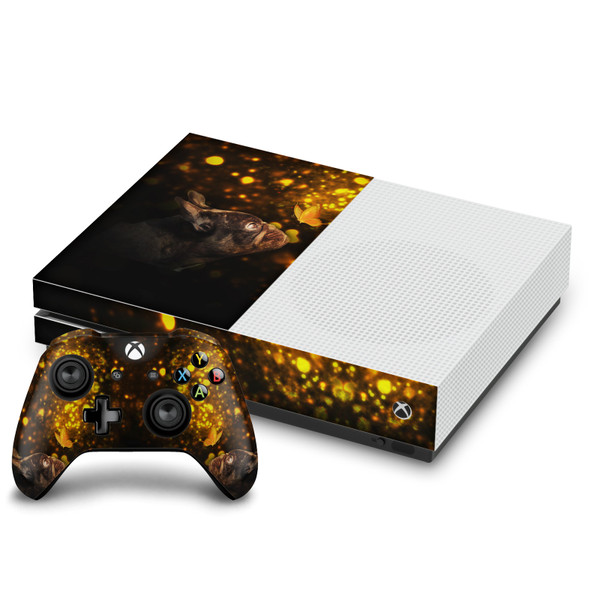Klaudia Senator French Bulldog Butterfly Vinyl Sticker Skin Decal Cover for Microsoft One S Console & Controller