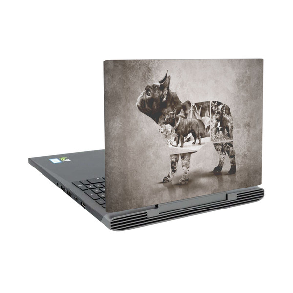 Klaudia Senator French Bulldog Vintage Vinyl Sticker Skin Decal Cover for Dell Inspiron 15 7000 P65F