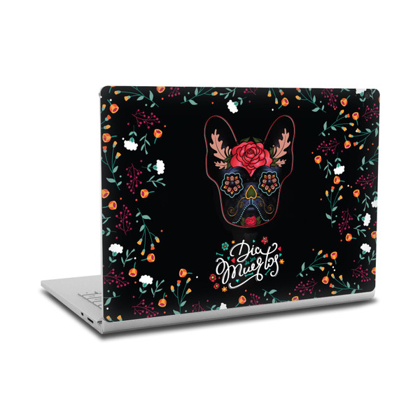 Klaudia Senator French Bulldog Day Of The Dead Vinyl Sticker Skin Decal Cover for Microsoft Surface Book 2