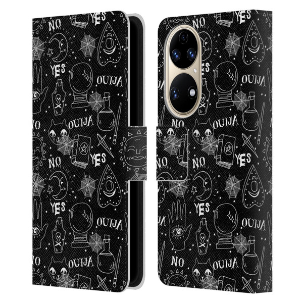 Andrea Lauren Design Assorted Witchcraft Leather Book Wallet Case Cover For Huawei P50