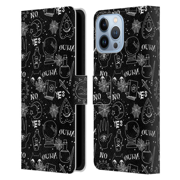 Andrea Lauren Design Assorted Witchcraft Leather Book Wallet Case Cover For Apple iPhone 13 Pro Max