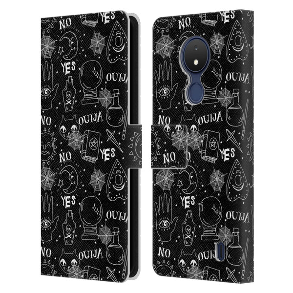 Andrea Lauren Design Assorted Witchcraft Leather Book Wallet Case Cover For Nokia C21