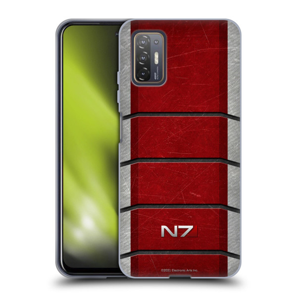 EA Bioware Mass Effect Graphics N7 Logo Armor Soft Gel Case for HTC Desire 21 Pro 5G