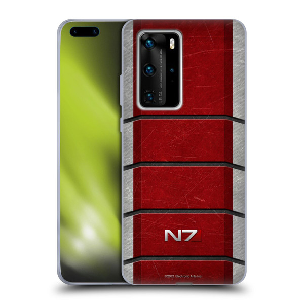 EA Bioware Mass Effect Graphics N7 Logo Armor Soft Gel Case for Huawei P40 Pro / P40 Pro Plus 5G