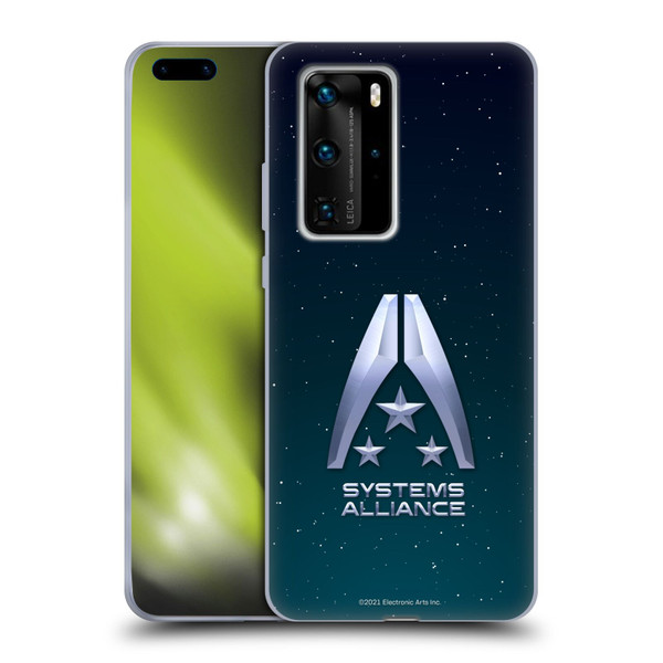 EA Bioware Mass Effect Graphics Systems Alliance Logo Soft Gel Case for Huawei P40 Pro / P40 Pro Plus 5G