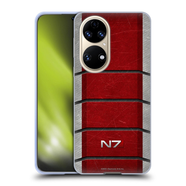 EA Bioware Mass Effect Graphics N7 Logo Armor Soft Gel Case for Huawei P50