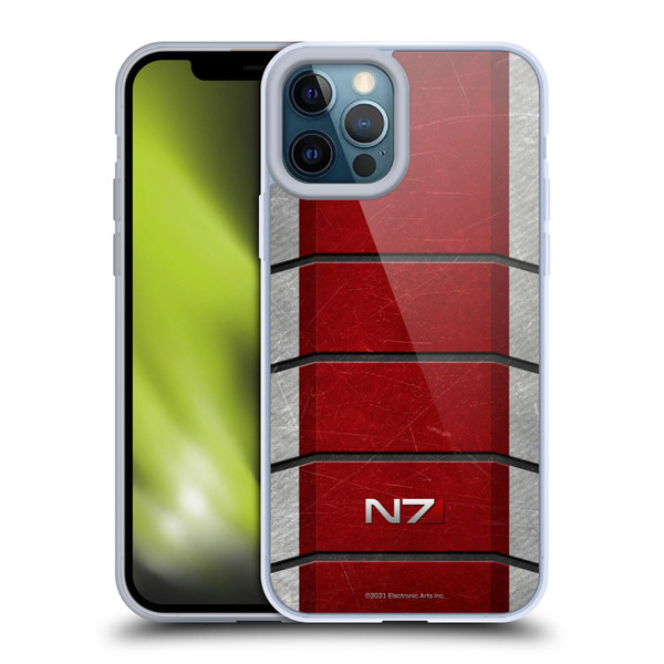 EA Bioware Mass Effect Graphics N7 Logo Armor Soft Gel Case for Apple iPhone 12 Pro Max & MagSafe