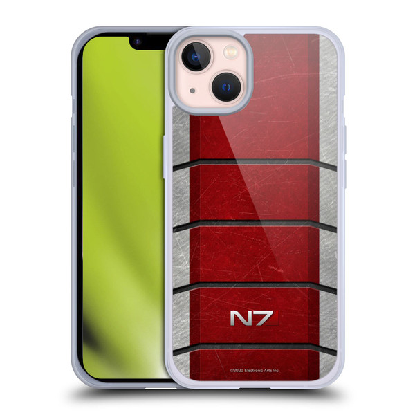 EA Bioware Mass Effect Graphics N7 Logo Armor Soft Gel Case for Apple iPhone 13