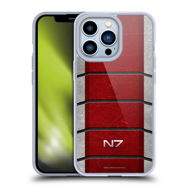 EA Bioware Mass Effect Graphics N7 Logo Armor Soft Gel Case for Apple iPhone 13 Pro & MagSafe
