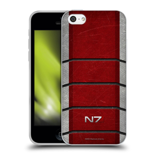 EA Bioware Mass Effect Graphics N7 Logo Armor Soft Gel Case for Apple iPhone 5c