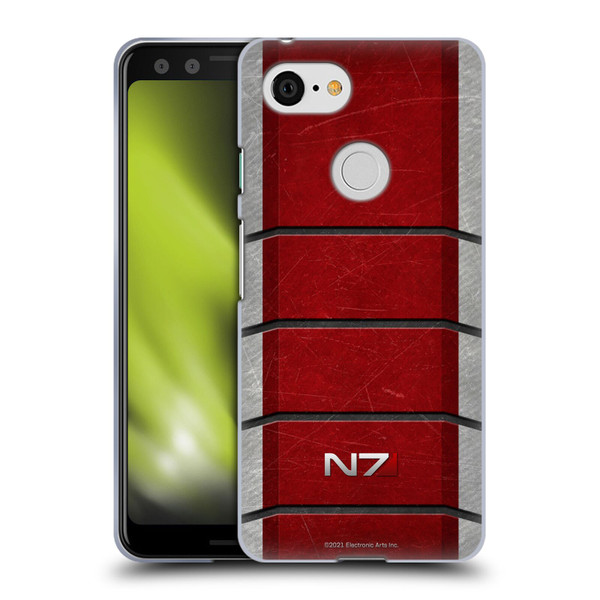 EA Bioware Mass Effect Graphics N7 Logo Armor Soft Gel Case for Google Pixel 3
