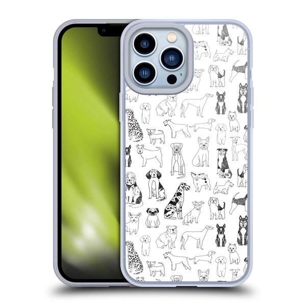 Andrea Lauren Design Animals Canine Line Soft Gel Case for Apple iPhone 13 Pro Max