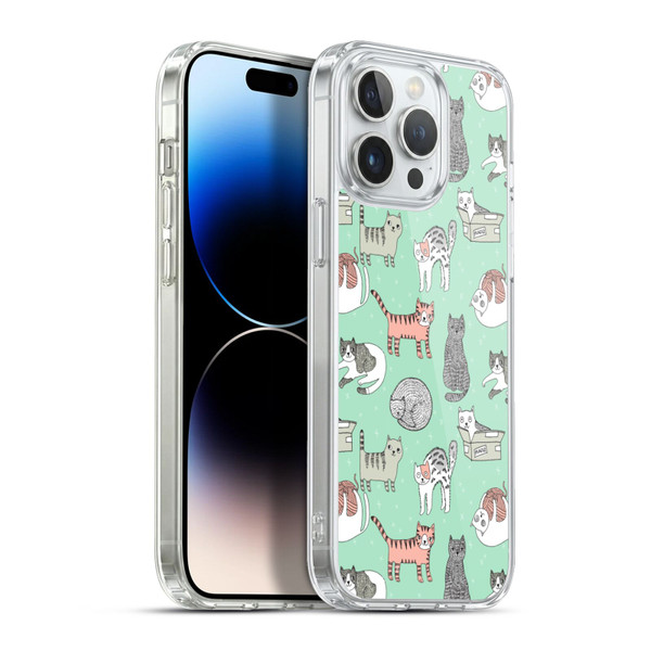 Andrea Lauren Design Animals Cats Soft Gel Case for Apple iPhone 13 Pro Max & MagSafe