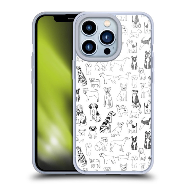 Andrea Lauren Design Animals Canine Line Soft Gel Case for Apple iPhone 13 Pro