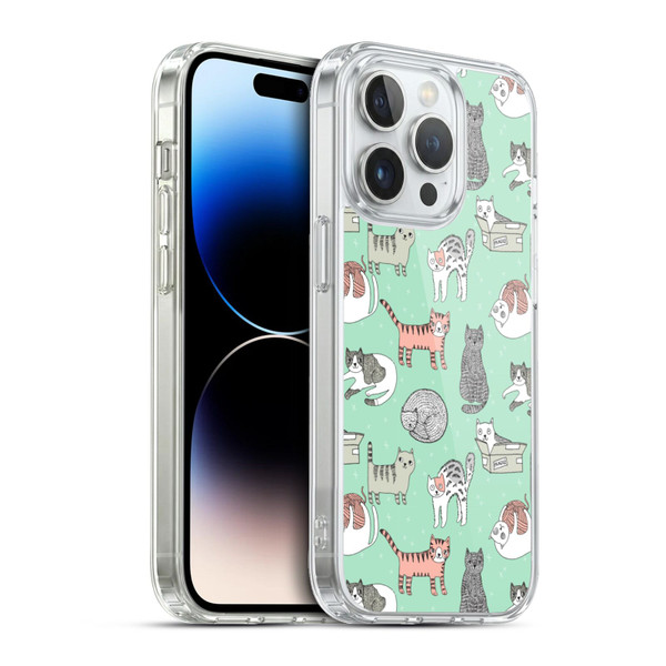 Andrea Lauren Design Animals Cats Soft Gel Case for Apple iPhone 13 Pro & MagSafe