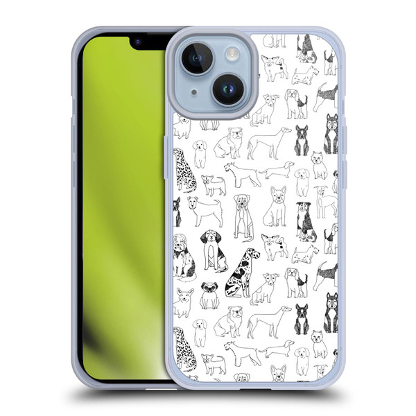 Andrea Lauren Design Animals Canine Line Soft Gel Case for Apple iPhone 14