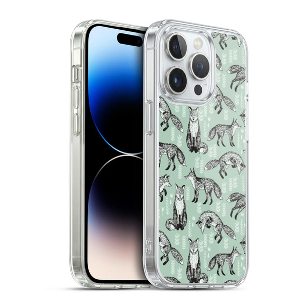 Andrea Lauren Design Animals Fox Soft Gel Case for Apple iPhone 14 Pro & MagSafe