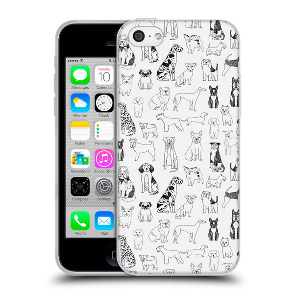 Andrea Lauren Design Animals Canine Line Soft Gel Case for Apple iPhone 5c