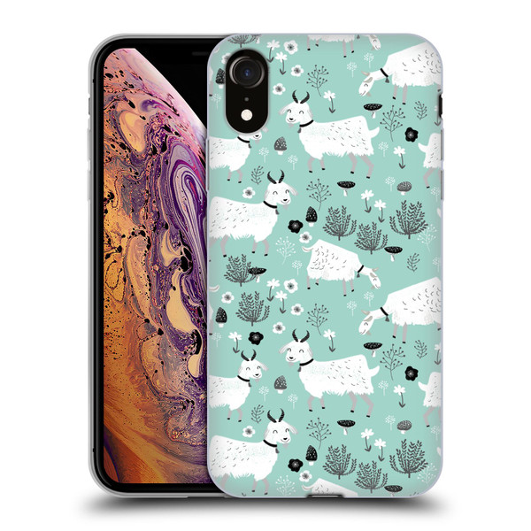 Andrea Lauren Design Animals Goats Soft Gel Case for Apple iPhone XR