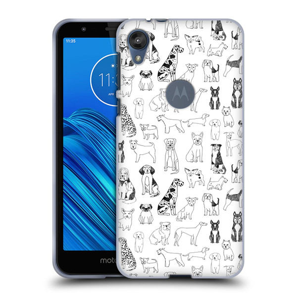 Andrea Lauren Design Animals Canine Line Soft Gel Case for Motorola Moto E6