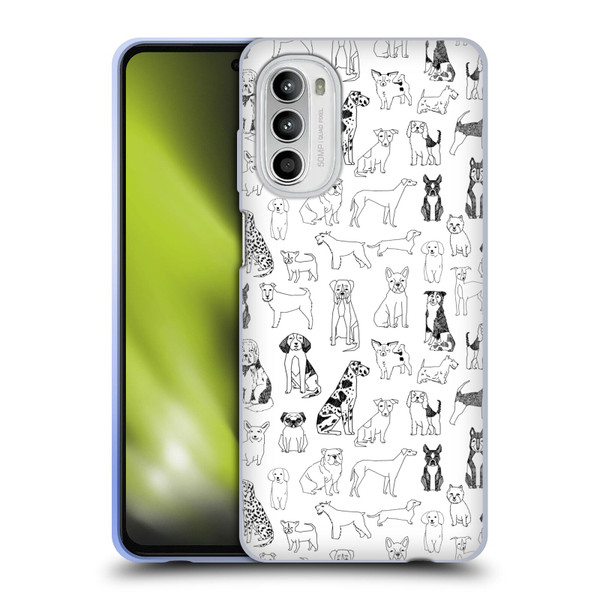 Andrea Lauren Design Animals Canine Line Soft Gel Case for Motorola Moto G52