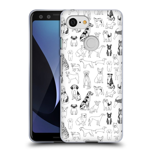 Andrea Lauren Design Animals Canine Line Soft Gel Case for Google Pixel 3