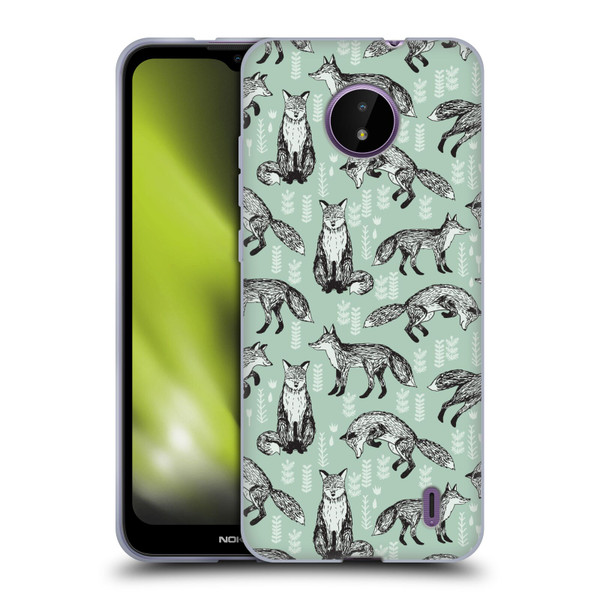 Andrea Lauren Design Animals Fox Soft Gel Case for Nokia C10 / C20