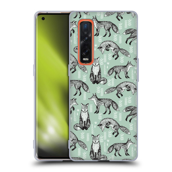 Andrea Lauren Design Animals Fox Soft Gel Case for OPPO Find X2 Pro 5G