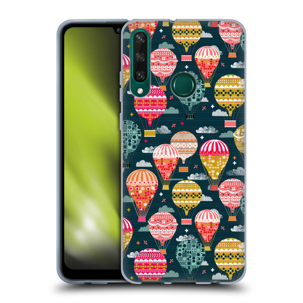 Andrea Lauren Design Assorted Hot Air Balloon Soft Gel Case for Huawei Y6p