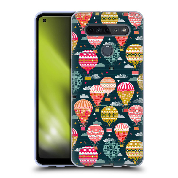 Andrea Lauren Design Assorted Hot Air Balloon Soft Gel Case for LG K51S